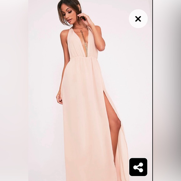 Pretty Little Thing Halter Maxi Dress - Picture 3 of 4